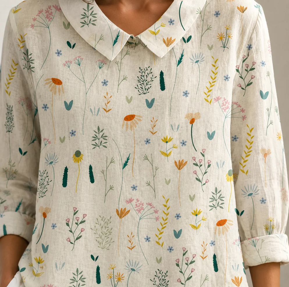 Lara - Wildblumen Bluse