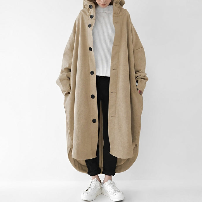 Laura - Langer und lockerer Trenchcoat für Damen