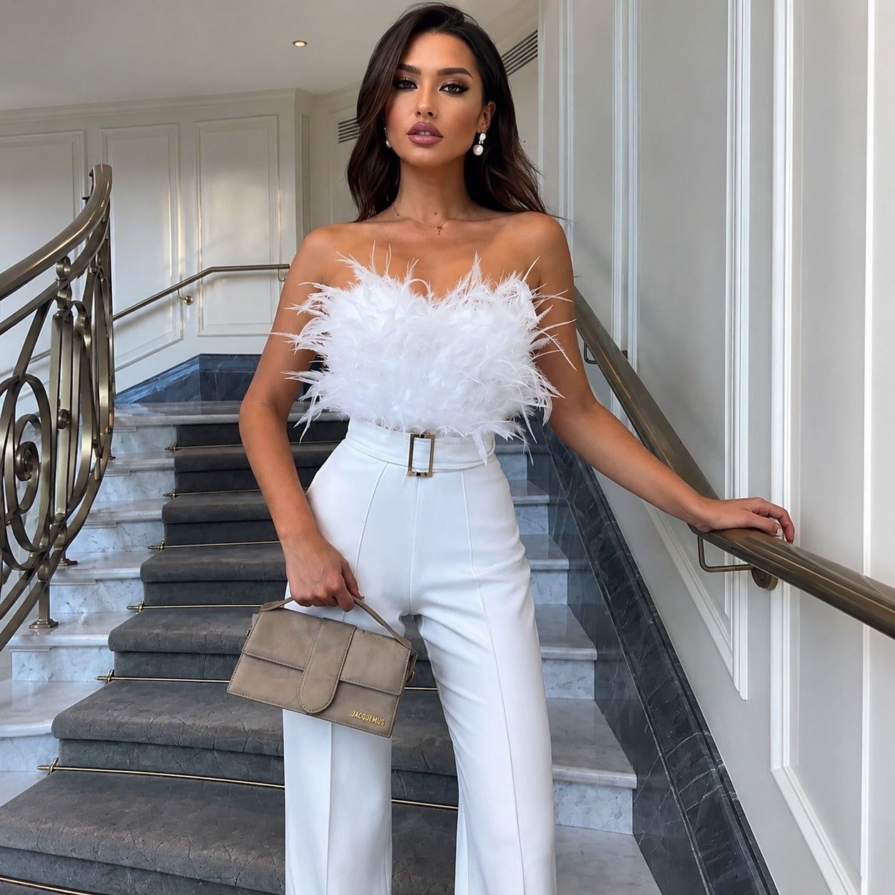 Luisa - Moderner Jumpsuit mit Schulterfrei-Oberteil
