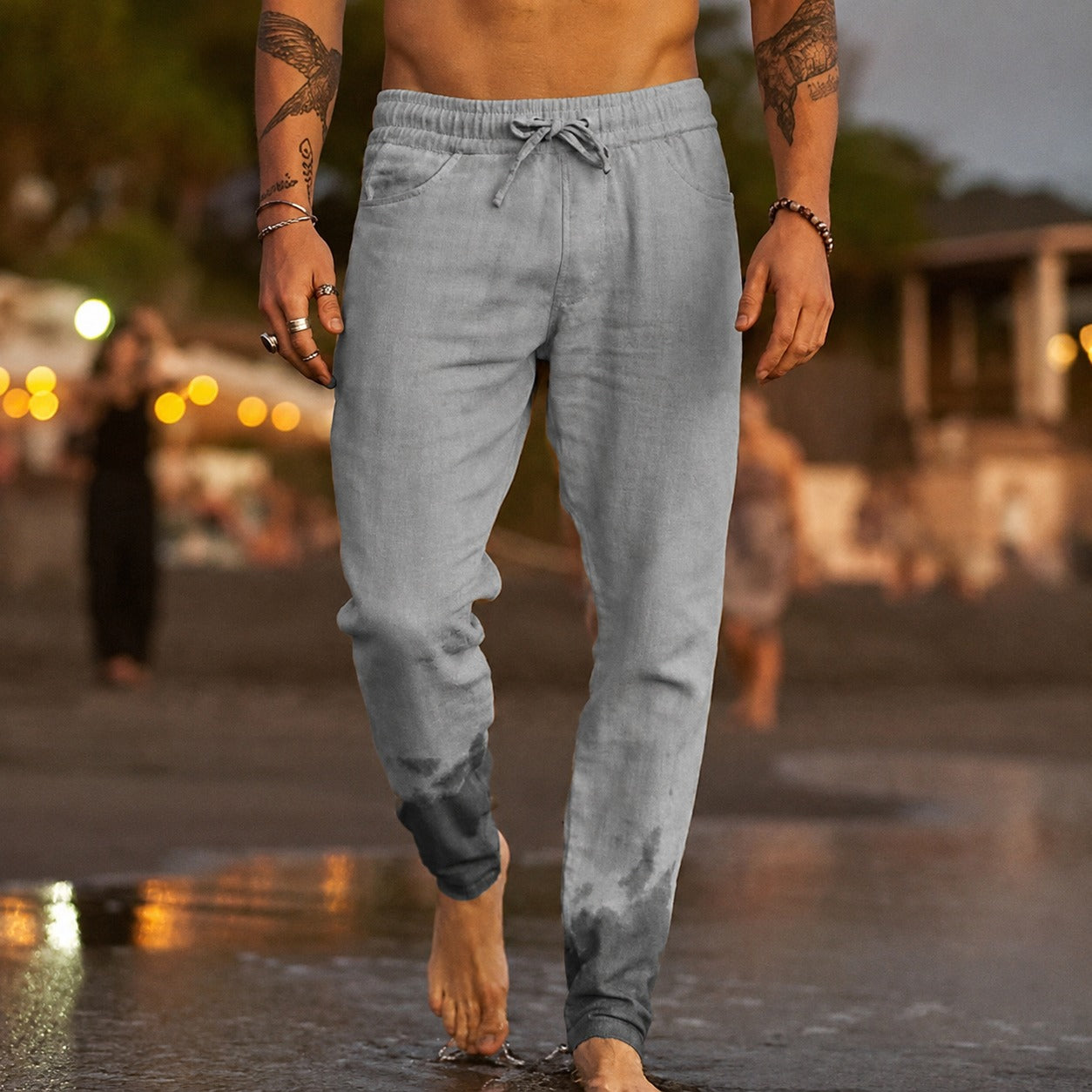 Leichte und lässige Herrenhose mit bequemem Sitz