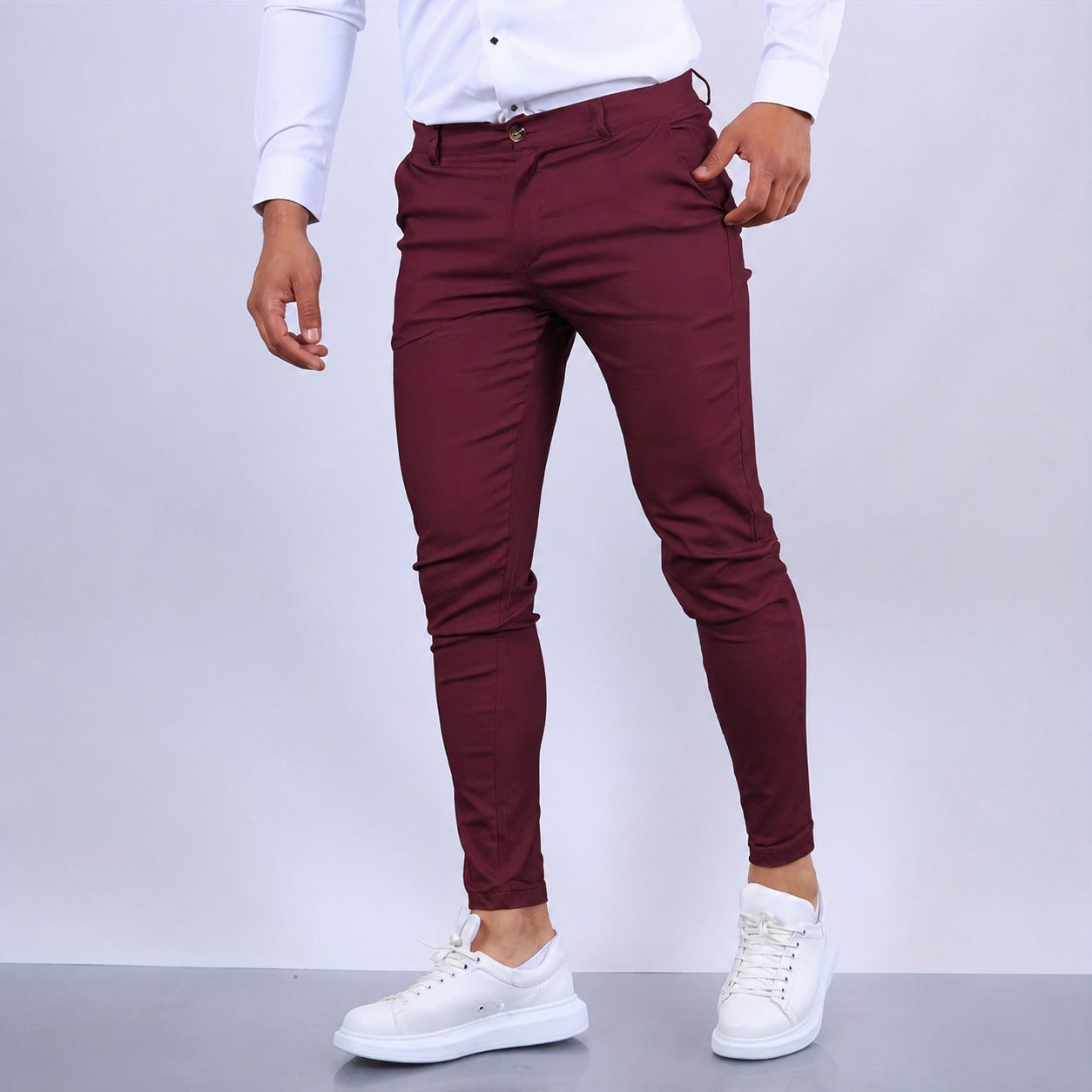 Arjun - Elegante und schmal geschnittene Anzughose für Herren