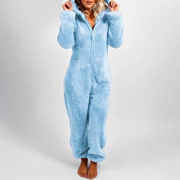 Victoria - Gemütlicher Kapuzen-Jumpsuit für Damen