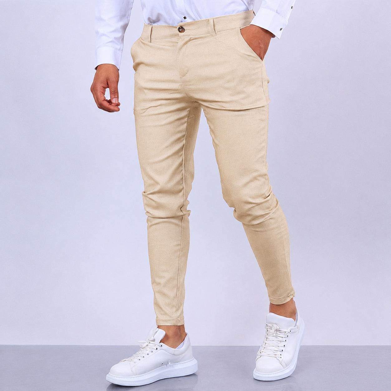Arjun - Elegante und schmal geschnittene Anzughose für Herren