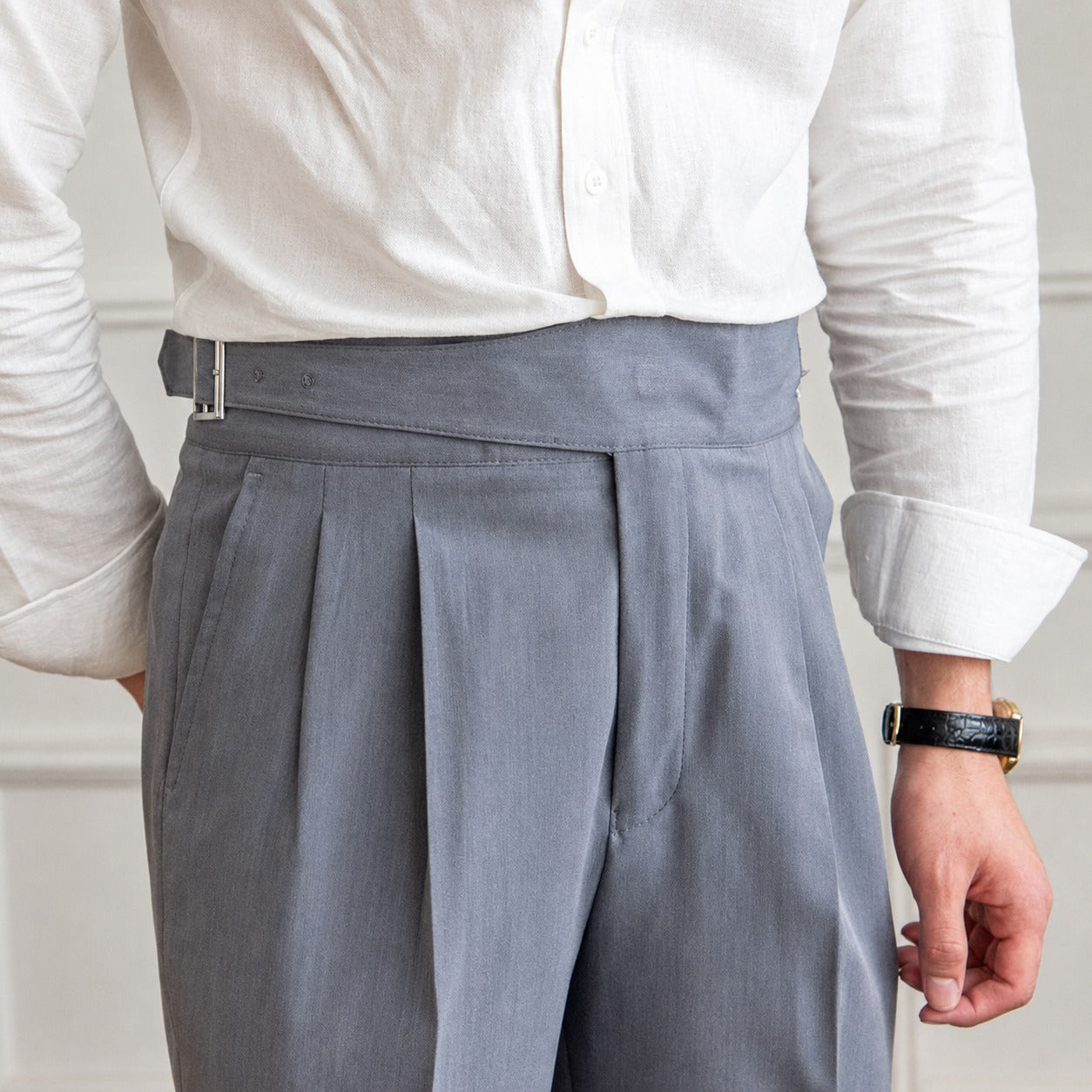 Bronson - Elegante Herrenhose mit verstellbarer Schnalle