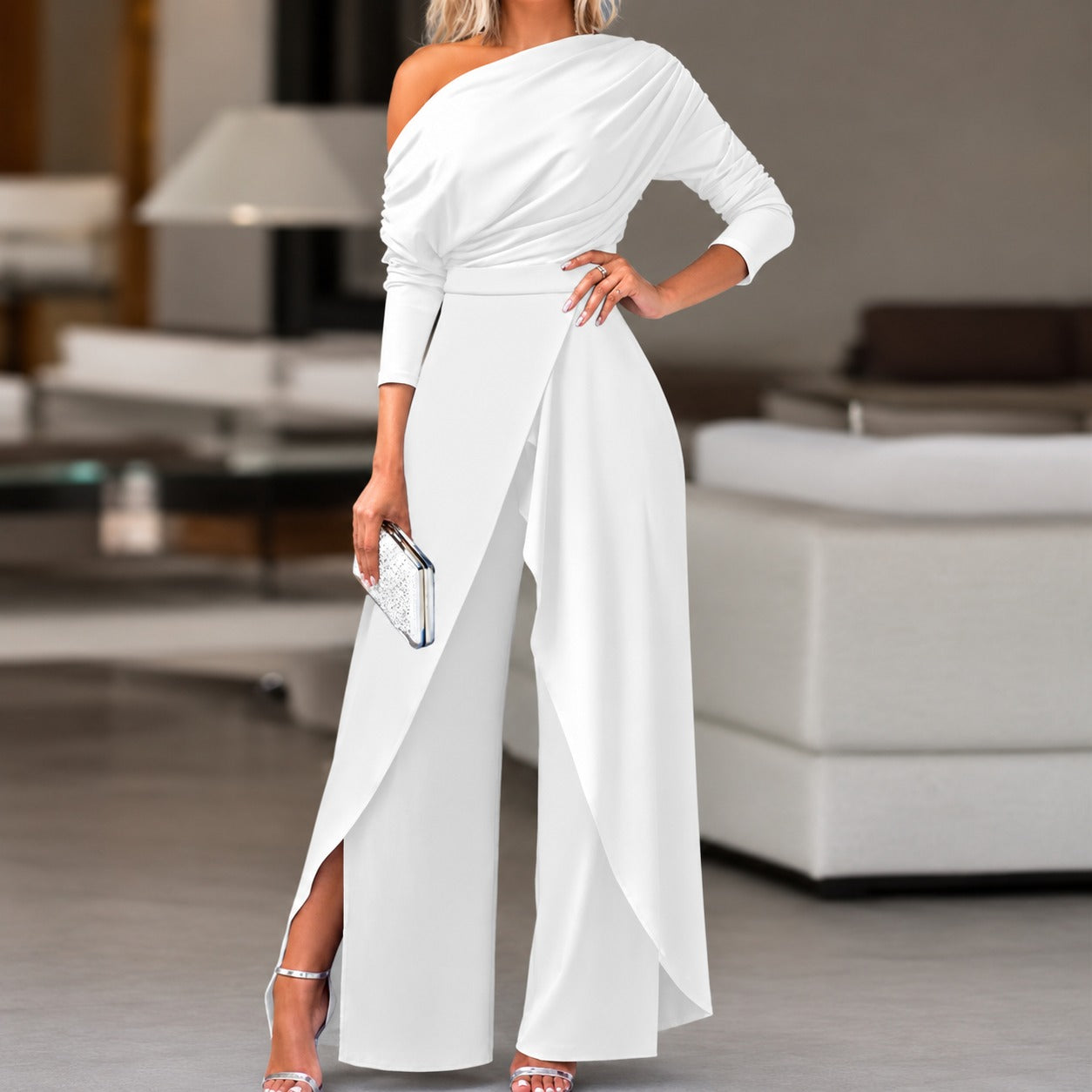 Greta - Klassischer, figurbetonter Jumpsuit