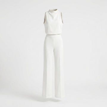 Paula - Ärmelloser Damen-Jumpsuit mit weitem Bein