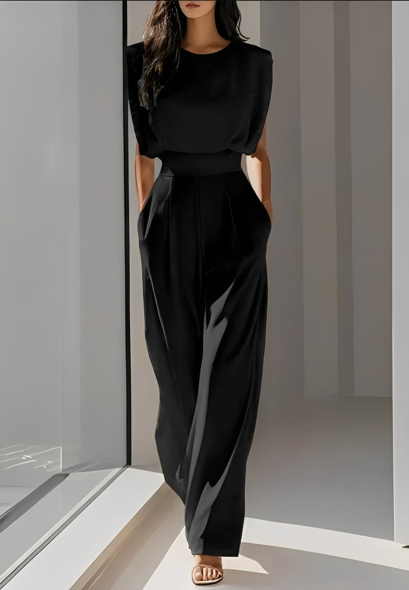 Hannah - Lässiger Ärmelloser Jumpsuit