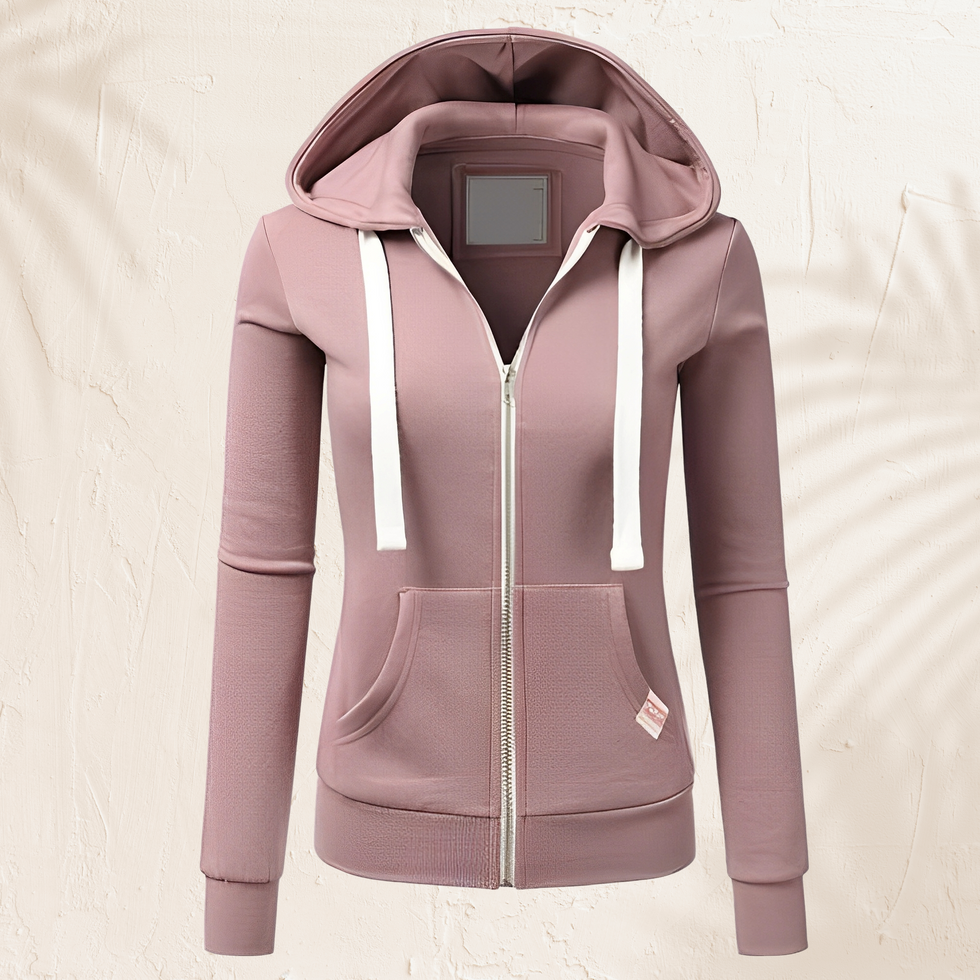 Ynnah - Stylischer Hoodie mit Reißverschluss