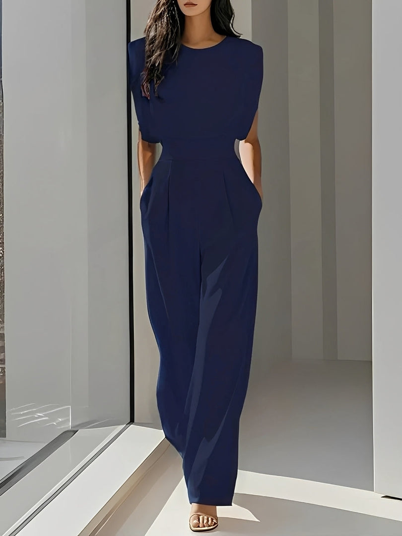 Hannah - Lässiger Ärmelloser Jumpsuit