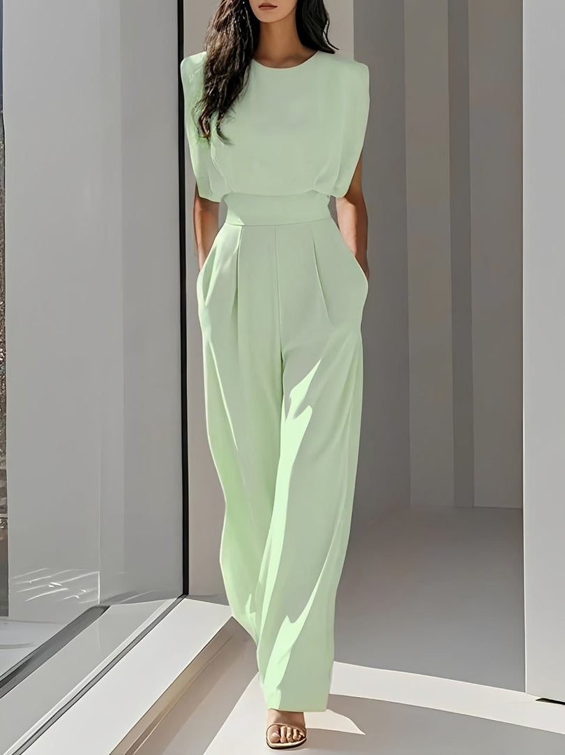 Hannah - Lässiger Ärmelloser Jumpsuit