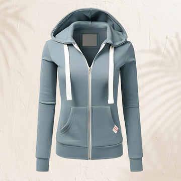 Ynnah - Stylischer Hoodie mit Reißverschluss